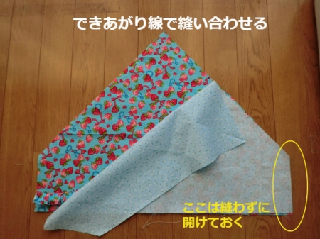 手作り三角巾を作る手順