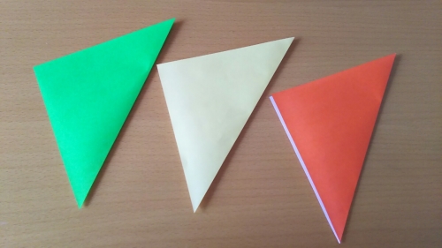折り紙でお星さまを折る手順の画像3