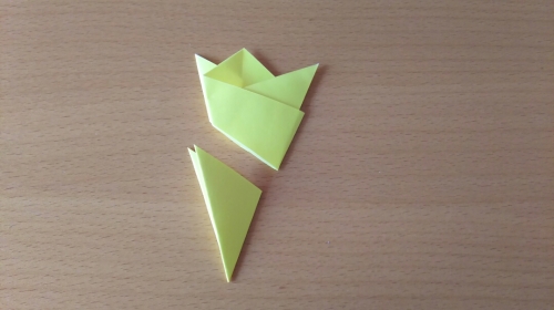 折り紙でお星さまBを折る手順の画像8