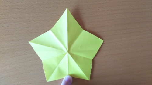 折り紙でお星さまBを折る手順の画像9