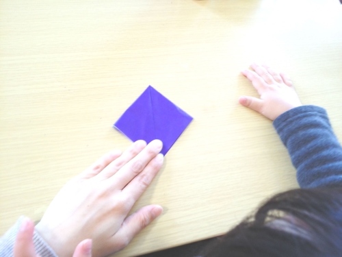 折り紙で兜を折る手順7