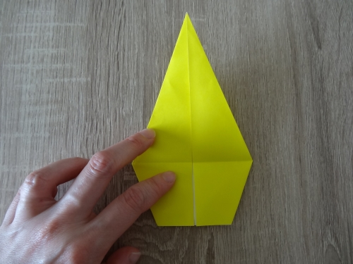 折り紙で作るバッグの折り方の手順の画像