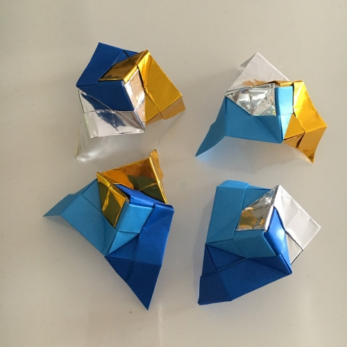 折り紙のくす玉の作り方手順の画像