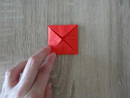 折り紙でランドセルを折る手順の画像