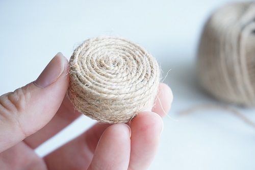 ペットボトルキャップで作る手作り麦わら帽子の作り方の手順の画像