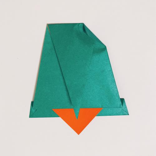 折り紙でベルを折る折り方の手順の画像