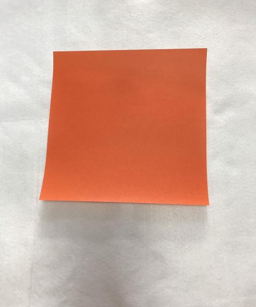 折り紙でみかんを折る手順の画像