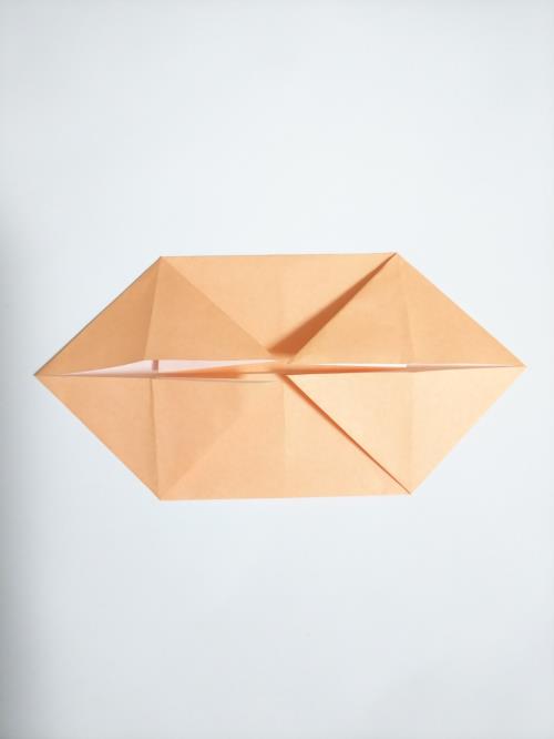 折り紙でブタを折る折り方の手順画像