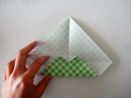 折り紙でポチ袋を作る折り方の手順の画像