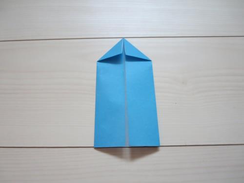 折り紙でロケットをおる折り方の手順画像 width=