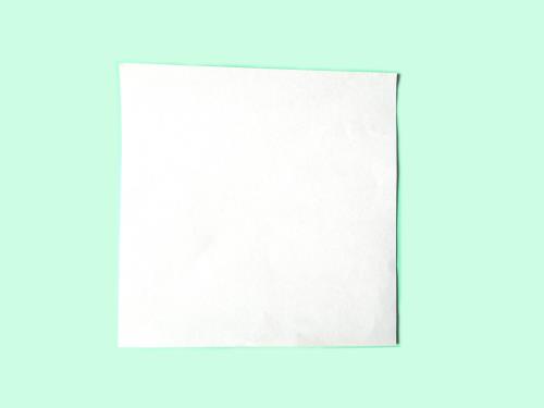 折り紙でサンタクロースを簡単に折る折り方の手順の画像