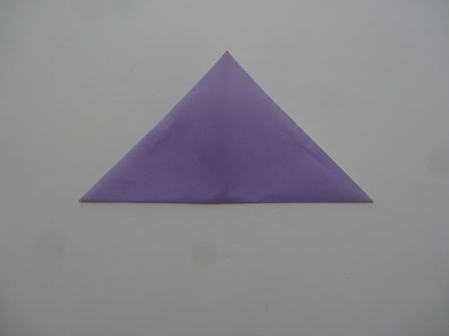 折り紙であじさいを折る折り方の手順の画像