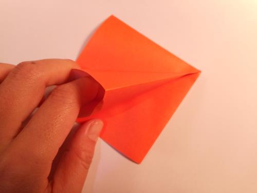 折り紙でゆりを折る折り方の手順画像