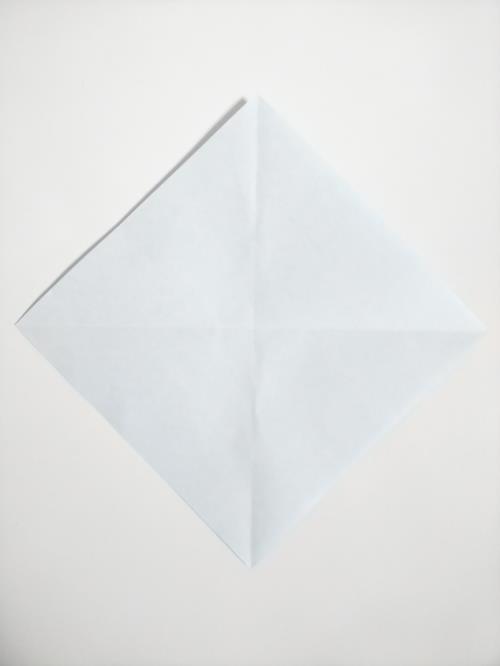 折り紙でねずみを折る折り方の手順画像