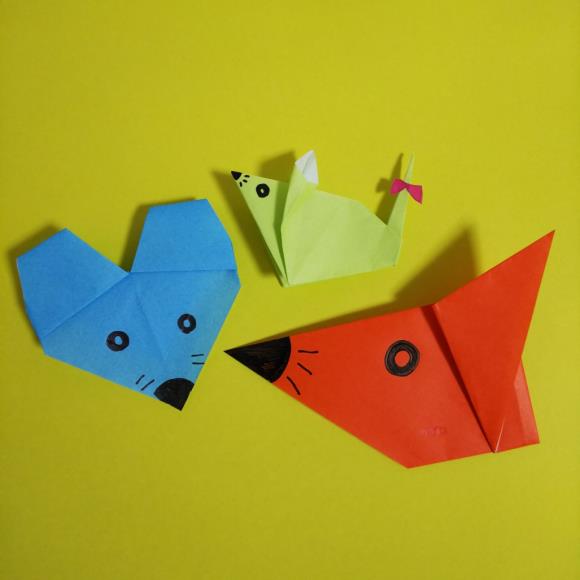 折り紙で簡単に折れる色々なねずみ 3種のねずみの折り方 子育て応援サイト March マーチ