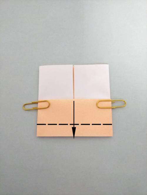 折り紙できのこを折る折り方の手順画像