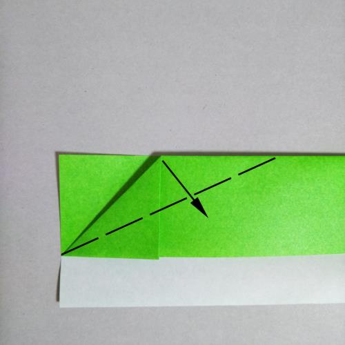 折り紙で新幹線を折る折り方の手順画像