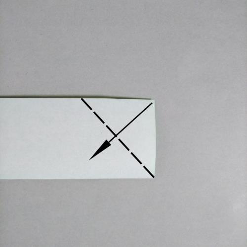 折り紙で新幹線を折る折り方の手順画像