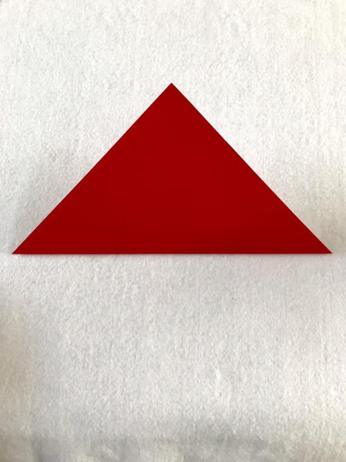 折り紙でチューリップを折る折り方の手順画像