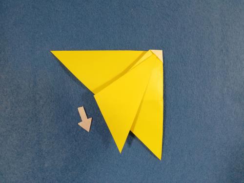折り紙でゴリラを折る折り方の手順画像