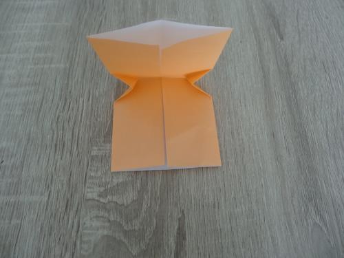 折り紙でハンバーガーを折る折り方の手順画像