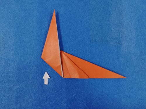 折り紙で馬を折る折り方の手順画像