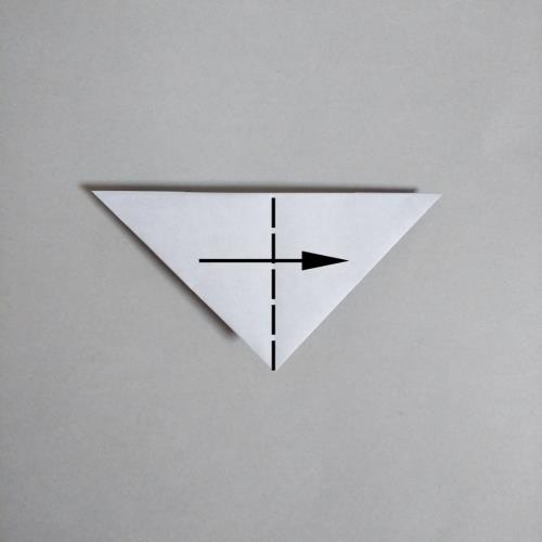 折り紙で富士山を折る折り方の手順画像