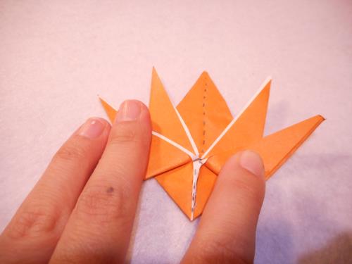 折り紙でもみじを折る折り方の手順画像