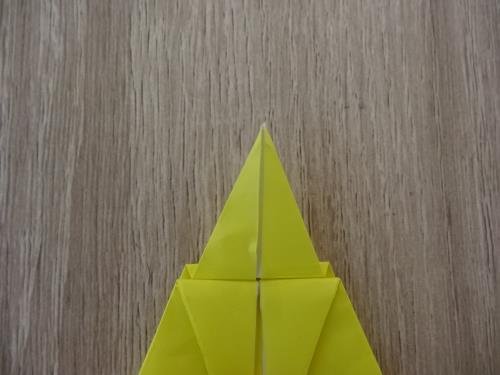 折り紙でパイナップルを折る折り方の手順画像