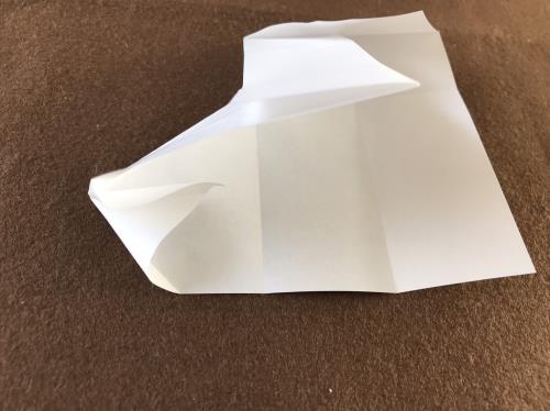 折り紙でしろくまを折る折り方の手順画像