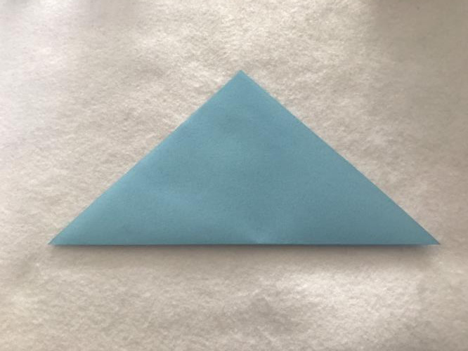 折り紙でトトロを折る折り方の手順画像