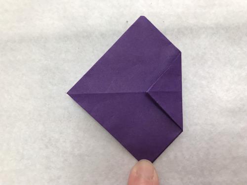 折り紙でぶどうを折る折り方の手順画像