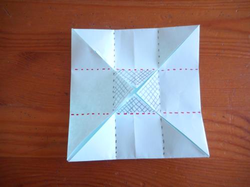 折り紙で風鈴を折る折り方の手順画像
