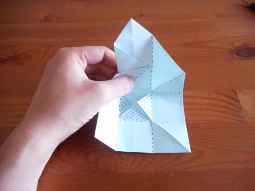 折り紙で風鈴を折る折り方の手順画像