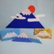 折り紙で折る富士山を簡単に折っておしゃれにアレンジして飾ろう！
